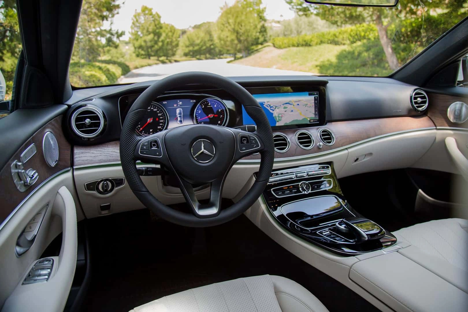Luxury Chauffeur Sedan Interior
