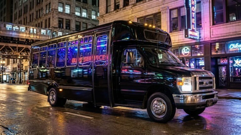 Party Bus Chicago for Luxury Group Transportation-friensandfamilyrides